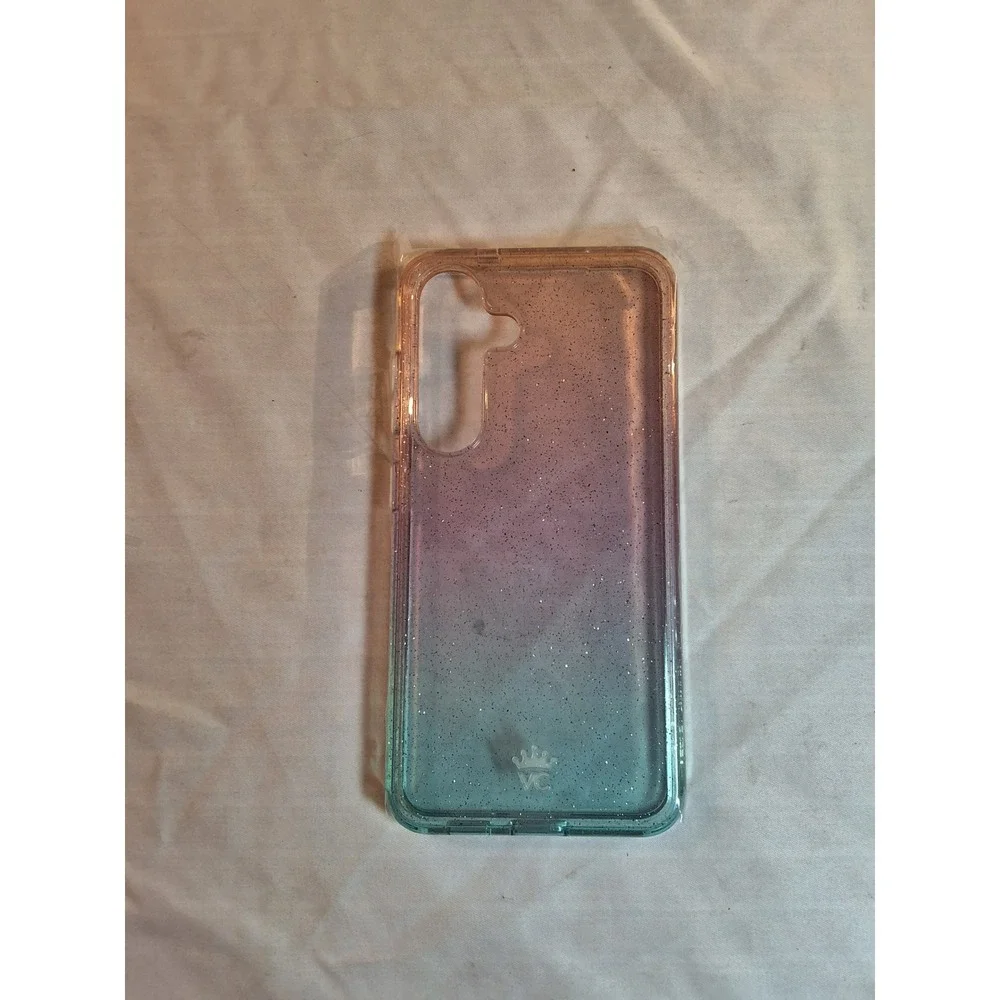 Velvet Caviar Samsung Galaxy S24 Case Pink Teal Glitter Ombre Shockproof OG-S24